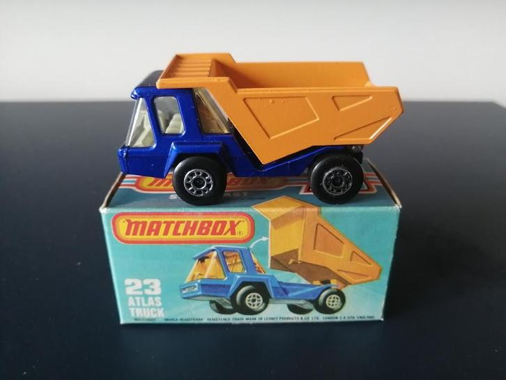 Lesney Matchbox Superfast #23 Atlas Truck in doosje, Hobby en Vrije tijd, Modelauto's | Overige schalen, Zo goed als nieuw, Ophalen of Verzenden