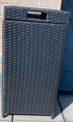Rotan vuilbak antraciet H 80 cm en B 40 cm, Huis en Inrichting, Ophalen, Zo goed als nieuw