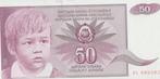 Bankbiljet Joegoslavië 1000 Dinara 1981  en  50 Dinara 1990, Setje, Ophalen of Verzenden, Joegoslavië