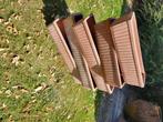 5 terracotta bloembakken, Tuin en Terras, Ophalen, Zo goed als nieuw, Steen, Tuin