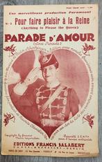 The Love Parade Parade d'Amour 1929 Maurice Chevalier, Antiek en Kunst, Ophalen of Verzenden