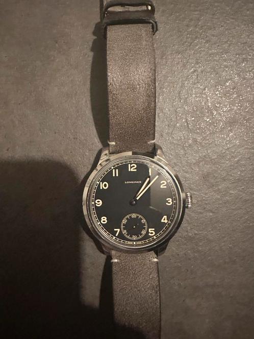Longines Heritage Military 0743/1938, Handtassen en Accessoires, Horloges | Heren, Gebruikt, Ophalen