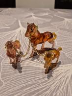 Vintage paardje met 2 veulentjes., Ophalen of Verzenden