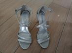 Zilveren glittersandalen, Kleding | Dames, Schoenen, Bonprix, Overige kleuren, Gedragen, Sandalen of Muiltjes