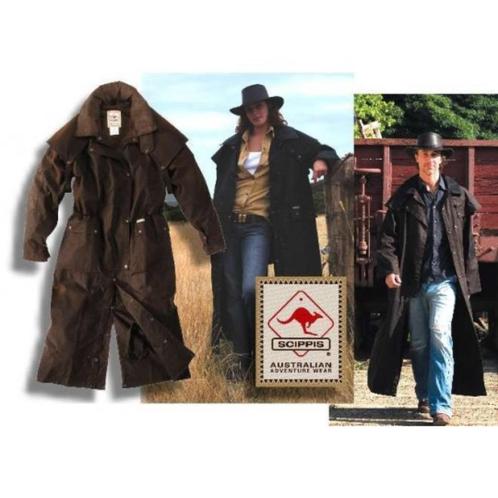 Scippis lange waxjas Longrider Coat regenjas kwamiteit S/M, Animaux & Accessoires, Vêtements d'équitation, Comme neuf, Femmes