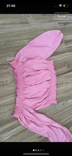 Crop top M rose, Kleding | Dames, Topjes, Ophalen of Verzenden, Zo goed als nieuw, Roze