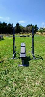 squat / bench press, Sport en Fitness, Fitnessmaterialen, Ophalen, Zo goed als nieuw, Benen, Fitnessbank