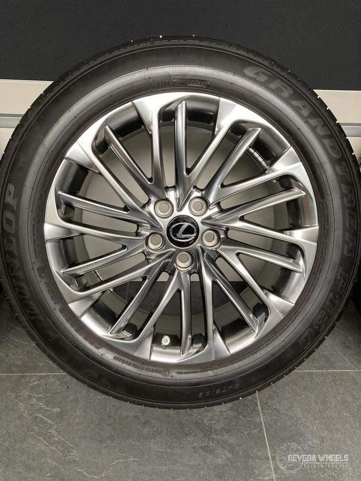 18” Lexus NX I (2017-2021) sport velgen + banden 5x114.3, Auto-onderdelen, Banden en Velgen, Banden en Velgen, Zomerbanden, 18 inch