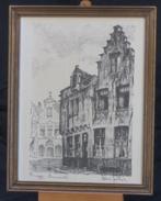 2 X Houtskool - tekeningen van Albert Goethals BRUGGE, Antiek en Kunst, Kunst | Tekeningen en Fotografie, Ophalen