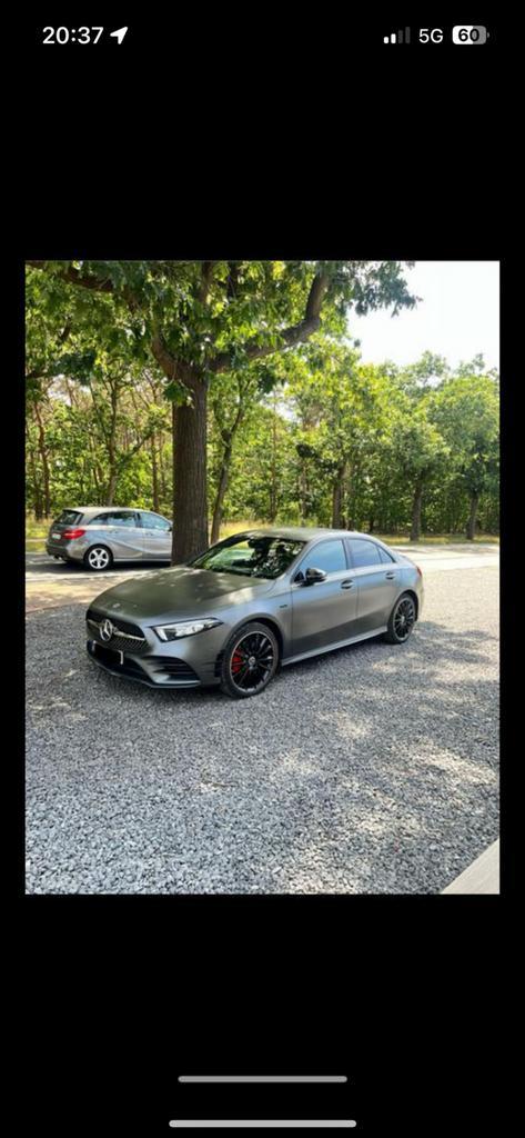 Mercedes a class 250e hybride, Auto's, Mercedes-Benz, Particulier, Achteruitrijcamera, Elektrisch, Berline, Rood, Grijs, Leder