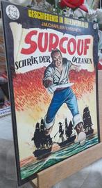 geschiedenis in beeldverhalen nr 12 surcouf 1ste druk 1982, Boeken, Stripverhalen, Gelezen, Eén stripboek, Ophalen of Verzenden
