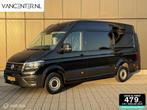 Volkswagen Crafter L3H3 140PK Automaat Carplay Zwart EURO 6, Auto's, Bestelwagens en Lichte vracht, Stof, Gebruikt, 4 cilinders