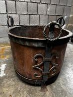 Zware koperen ketel, Antiek en Kunst, Ophalen, Koper