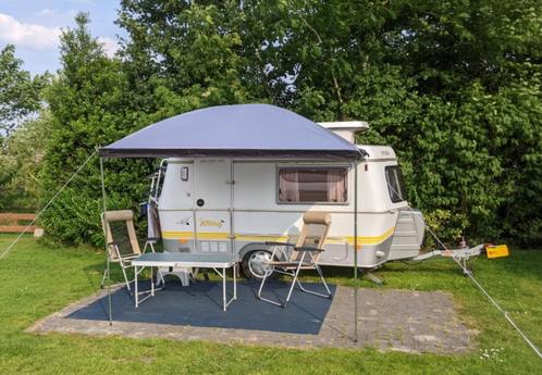 🔆🔆🔆 ERIBA CARAVAN TE HUUR / RIJBEWIJS B 🔆🔆🔆, Caravans en Kamperen, Caravans, Particulier, tot en met 2, 500 - 750 kg, Treinzit