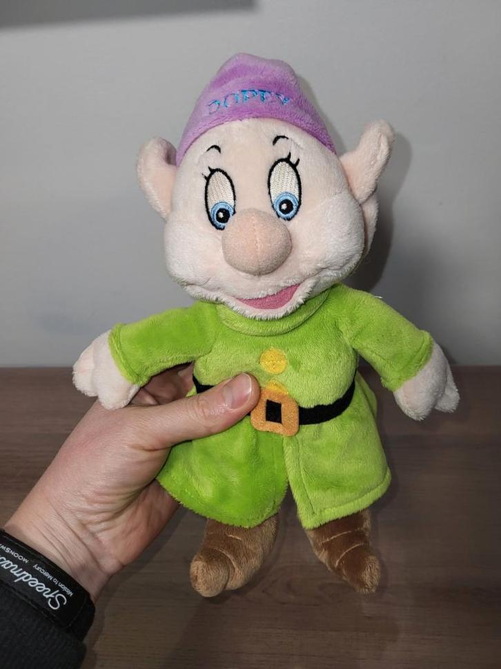 Disney Nicotoy Dwerg Dopey Knuffel 30 cm, Verzamelen, Disney, Zo goed als nieuw, Knuffel, Ophalen of Verzenden