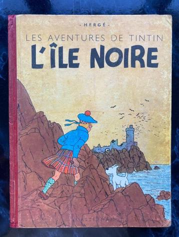 TINTIN - L'ILE NOIRE - EO couleur - 1943 - A20 beschikbaar voor biedingen