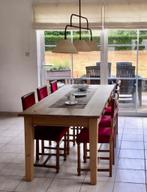 Massieve tafel, Huis en Inrichting, Tafels | Eettafels, Ophalen, Gebruikt, Rechthoekig