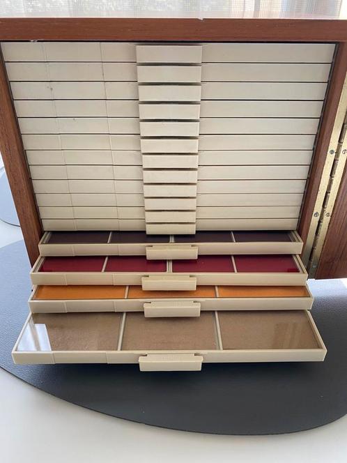 Vintage muntenkabinet, Antiek en Kunst, Curiosa en Brocante, Ophalen