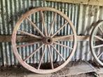 Ancienne roue de chariots en bon état, Tuin en Terras, Tuinwanddecoratie, Ophalen of Verzenden, Zo goed als nieuw