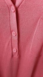 Te koop: Leuke steen rode brede polo., Vêtements | Femmes, T-shirts, Comme neuf, Manches courtes, Taille 42/44 (L), Enlèvement