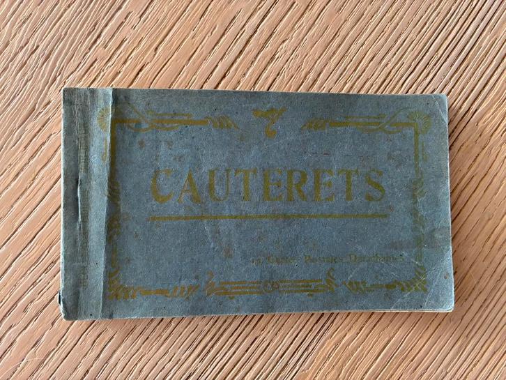 Zeer oud boekje postkaarten “Cauterets”, Collections, Cartes postales | Étranger, France, 1920 à 1940, Enlèvement ou Envoi