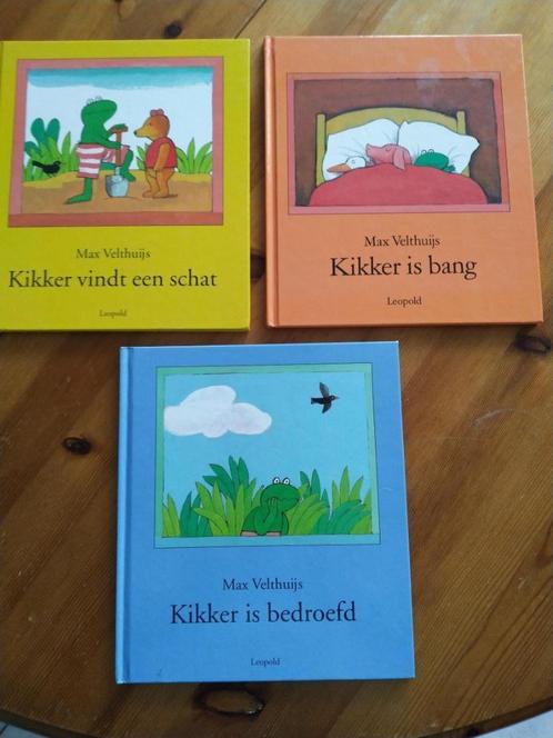 3 boekjes van kikker - Max Velthuijs - als nieuw, Boeken, Kinderboeken | Kleuters, Zo goed als nieuw, Fictie algemeen, 5 of 6 jaar