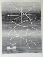 Michel SEUPHOR - Geometrie - Orig. lithografie - 75 x 55 cm, Antiek en Kunst, Kunst | Litho's en Zeefdrukken, Ophalen of Verzenden