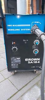 Halfautomaat Brown met gasfles., Utilisé, Enlèvement ou Envoi