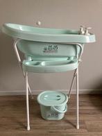 Bébéjou babybadje met standaard – mintgroen, Kinderen en Baby's, Badjes en Verzorging, Ophalen, Zo goed als nieuw, Badje, Bébé-jou
