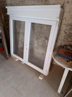 Châssis double vitrage blanc avec volet électrique, Double vitrage, Enlèvement ou Envoi, 120 à 160 cm, Fenêtre de façade ou Vitre