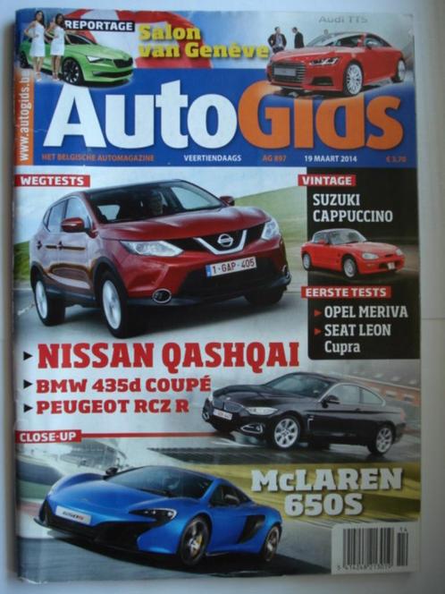AutoGids 897 Peugeot RCZ R/BMW 4 Coupé/Suzuki Cappucino/McLa, Boeken, Auto's | Folders en Tijdschriften, Gelezen, Algemeen, Verzenden