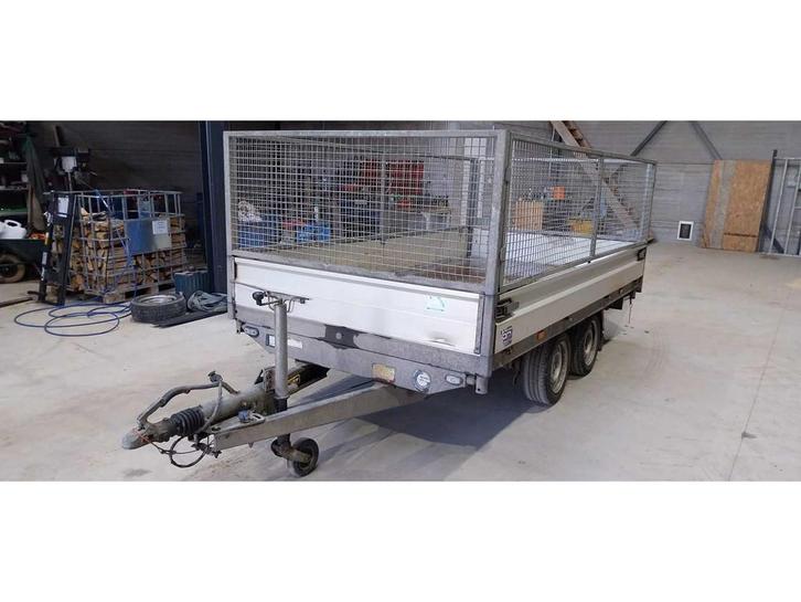 Remorque TA CJ5 à double essieu Hapert Braked 2012, Autos : Divers, Remorques, Utilisé