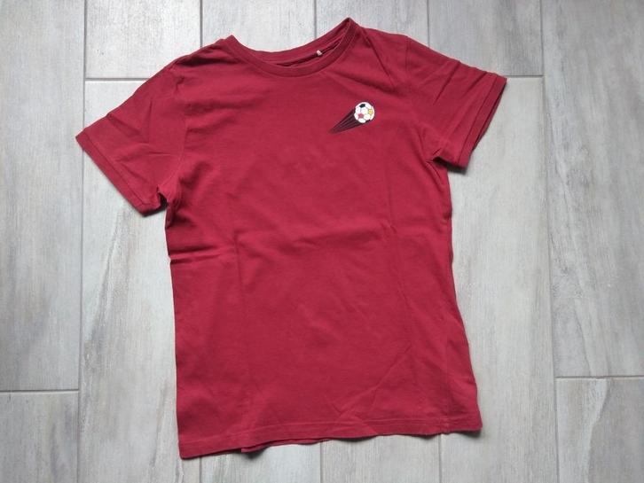 ★ M128/134 - T-shirt Esprit voetbal, Kinderen en Baby's, Kinderkleding | Maat 128, Gebruikt, Jongen, Shirt of Longsleeve, Ophalen of Verzenden