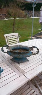 Jardiniere en fonte, Tuin en Terras, Ophalen, Gebruikt