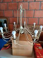 Landelijke luster, Huis en Inrichting, Lampen | Kroonluchters, Ophalen, Gebruikt, Metaal