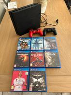 Sony PlayStation 4 1TB / 2 Controllers / 8 Games, Original, Enlèvement, Utilisé, 1 TB