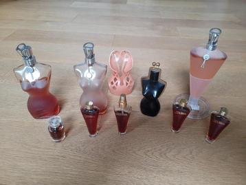 GAULTIER Jean-Paul, bouteilles de collection + porte-monnaie, Enlèvement ou Envoi, Utilisé, Bouteille de parfum