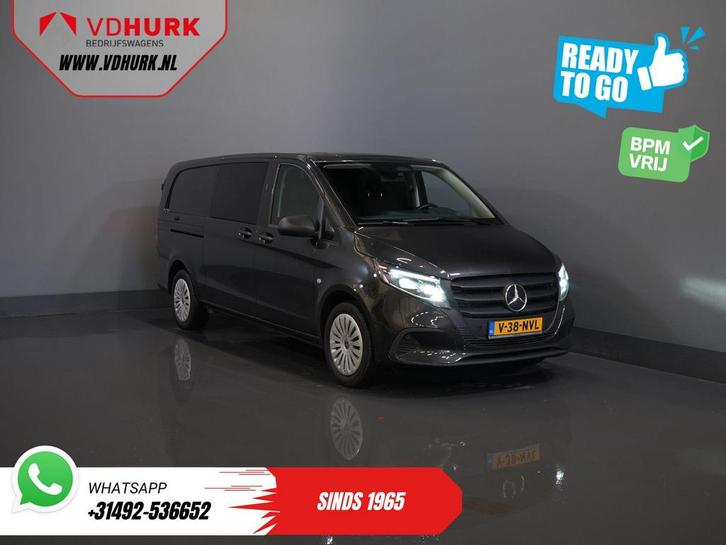 Mercedes-Benz Vito 116 CDI Aut. L3 DC Dubbel Cabine BPM VRIJ, Auto's, Bestelwagens en Lichte vracht, Bedrijf, ABS, Airconditioning
