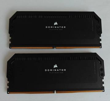 Corsair Dominator Platinum DDR5 32Gb, Informatique & Logiciels, Mémoire RAM, Enlèvement, Comme neuf, DDR5