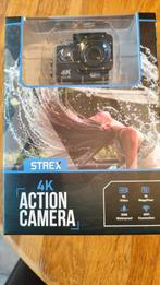 Strex Action cam 4K 16MP 30M waterdicht incl. Micro SDCard, Audio, Tv en Foto, Verzenden, Zo goed als nieuw