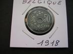 monnaie belgique 50 cent 1918, Postzegels en Munten, Munten | België, Ophalen, Overig, Losse munt