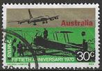 Australie 1970 - Yvert 423 - Quantas Airways (ST), Postzegels en Munten, Postzegels | Oceanië, Verzenden, Gestempeld