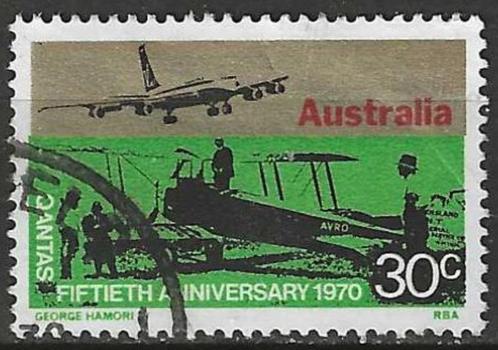 Australie 1970 - Yvert 423 - Quantas Airways (ST), Timbres & Monnaies, Timbres | Océanie, Affranchi, Envoi