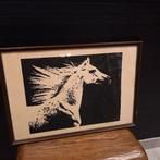 Zeefdruk paard Mazur 1976, Antiek en Kunst, Kunst | Litho's en Zeefdrukken, Ophalen of Verzenden