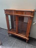 Antieke vitrinekast met marqueterie – met glazen deuren, Antiek en Kunst, Ophalen