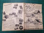 Dépliant publicitaire 4 pages Grand Bazar Liège - 1957, Overige typen, Gebruikt, Ophalen of Verzenden