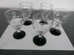 VEEL van 5 gegraveerde glazen, Ophalen of Verzenden, Zo goed als nieuw, Overige typen