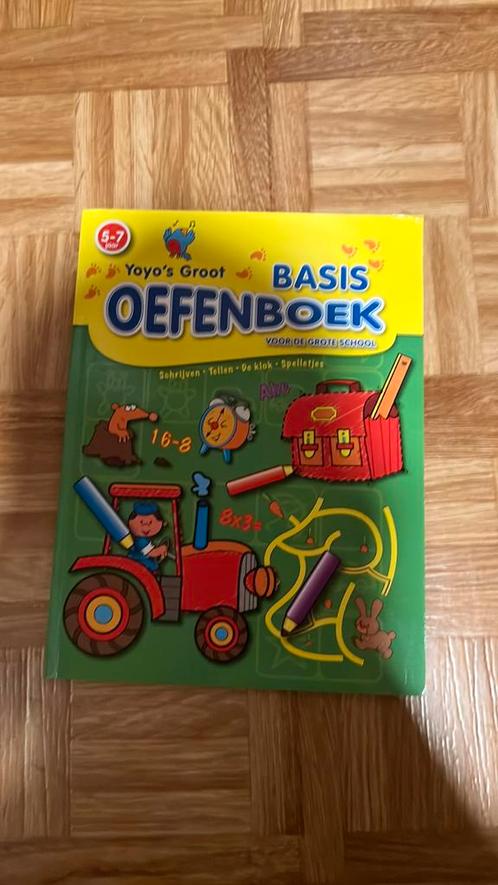 Basis Oefenboek Voor De Grote School!, Boeken, Kinderboeken | Baby's en Peuters, Nieuw, 3 tot 4 jaar, Uitklap-, Voel- of Ontdekboek