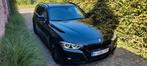 BMW 320d M sport pakket - full black - trekhaak, Auto's, Zwart, Zwart, Leder, Parkeersensor