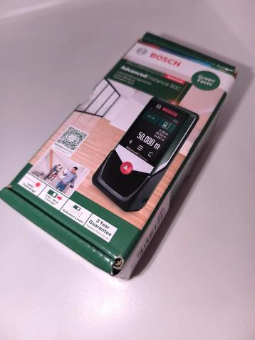 Télémètre laser Bosch advanced distance 50C neuf!!!, Doe-het-zelf en Bouw, Ophalen of Verzenden, Zo goed als nieuw, Afstand